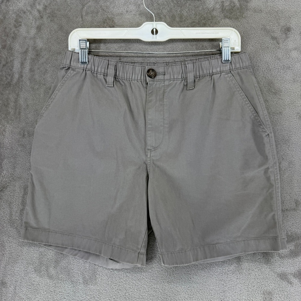 Chubbies Shorts Mens Medium Gray Regular Fit 7" Inseam Cotton Stretch 24716